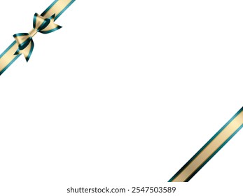 Illustration of a tied ribbon frame