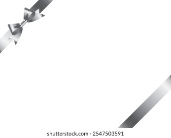 Illustration of a tied ribbon frame