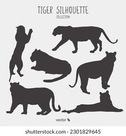 Una ilustración de la silueta del tigre