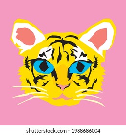 Illustration of the tiger of the Year of the Tiger