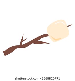 Illustration of a Toasted Marshmallow