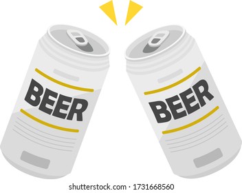 缶ビール 乾杯 のイラスト素材 画像 ベクター画像 Shutterstock