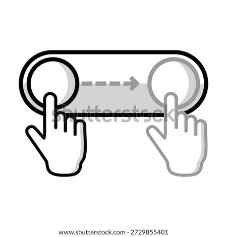 Illustration of a toggle icon. Slide to the right.