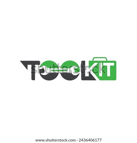 illustration of toolkit, toolset, vector art.