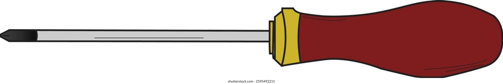 The Illustration of tools or equipment called Screwdriver.