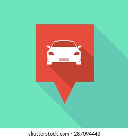 Illustration of a tooltip icon with a car