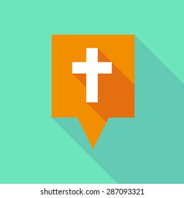 Illustration of a tooltip icon with a cross