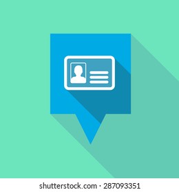 Illustration of a tooltip icon with an id card