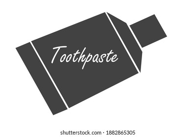 illustration of a tooth paste tube.