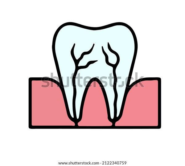Illustration Toothache Vector Drawing Eps 10: เวกเตอร์สต็อก (ปลอดค่า ...
