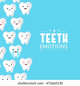 illustration of tooths on a background