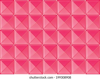 Illustration of a top view of a tiled floor