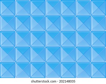 Illustration of the topview of the floor tiles