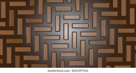 Illustration of a topview of the floor tiles