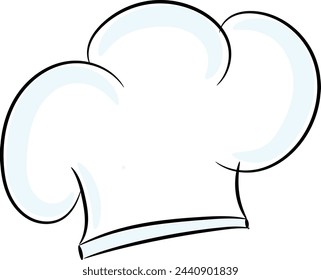 Illustration of a Toque used by a chef