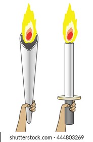 Illustration of torch