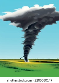 Tornado in der Natur