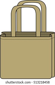 Illustration of Tote Bag