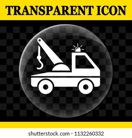 Illustration of tow truck vector transparent icon