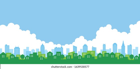 Illustration of townscape