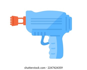 Illustration of a toy bubble gun.