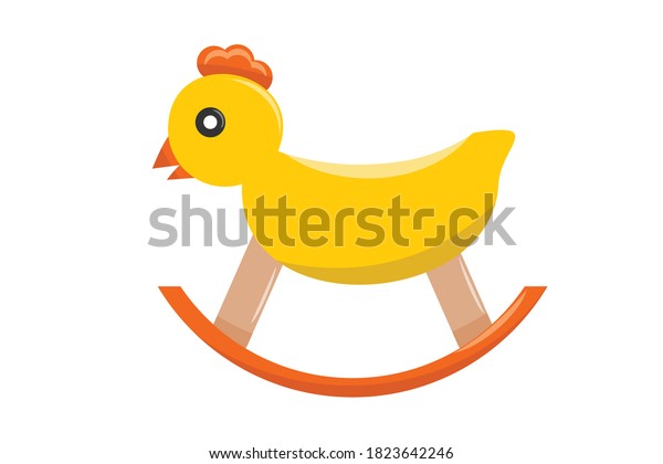 Illustration of a Toy\
Chicken for\
Children