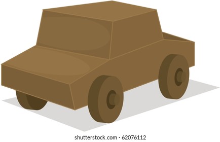 ilustración de juguete en un fondo blanco