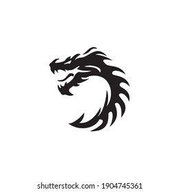 Illustration of Traditional chinese Dragon Chinese Logo, 
vector illustration