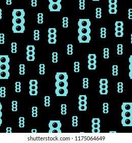 Illustration of a traffic light background. Minimalistic style design. Vector seamless pattern for fabric, textile, wallpaper, wrapping paper, cover.