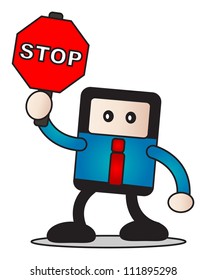 illustration of traffic sign