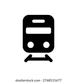 An illustration of a train carriage on tracks