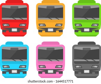 Ilustración del tren.
Ilustración de vehículos.