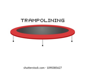 illustration of trampoline