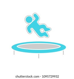 illustration of trampoline