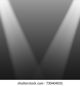 Illustration of Transparent Realistic Vector Stage Light Effect