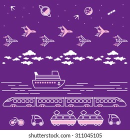 Illustration with transport