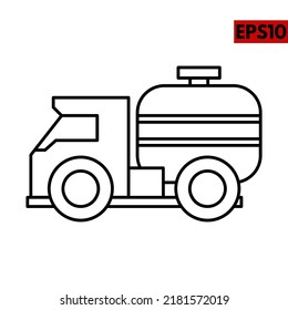 illustration of transport line icon