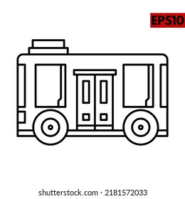 illustration of transport line icon