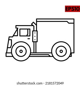 illustration of transport line icon