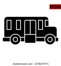 Illustration of Transportation glyph icon