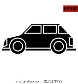 Illustration of Transportation glyph icon