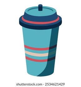 Illustration of Travel Cup Isolated on white