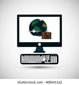 Illustration of travel, editable vector