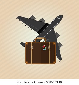 Illustration of travel, editable vector