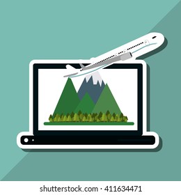 Illustration of travel, editable vector