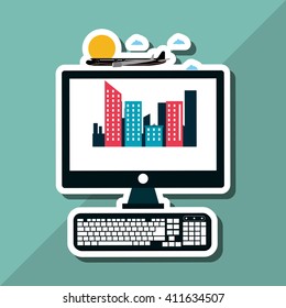 Illustration of travel, editable vector