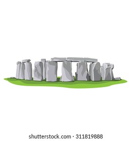 illustration. travel stonehenge England