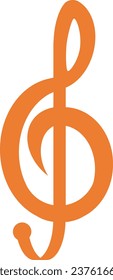 It's an illustration of the treble clef
