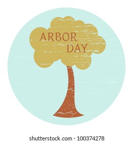 Illustration of a tree against a light blue circle.