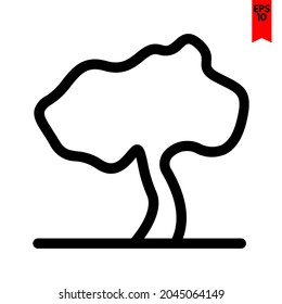 illustration of tree design icon